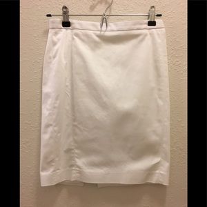Express Cotton Sateen White Pencil Skirt size 00